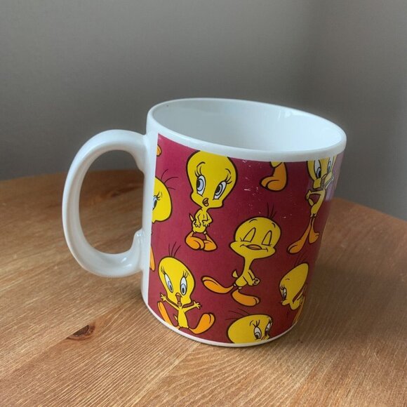 Vintage 1994 Tweety Bird Warner Bros Looney Tunes Coffee Mug - Picture 2 of 5